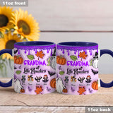 Grandma Of Little Monsters Any Title - Personalized Grandma Accent Mug