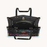 Pretty Black & Educated - Personalized African American Leather Handbag