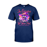 En octobre, on porte du rose - T-shirt et sweat à capuche personnalisés pour la sensibilisation au cancer du sein
