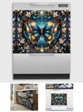 Stunning Gold Butterfly - Butterfly Dishwasher Cover