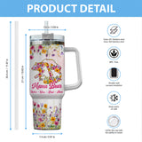 Mama Bear - Personalized Mother Tumbler With Handle