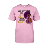 I Don't Care - Personalized African American T-shirt And Hoodie