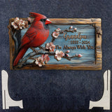 I'm Always With You - Personalized Memorial 2 Layered Wood Sign / Wood Plaque
