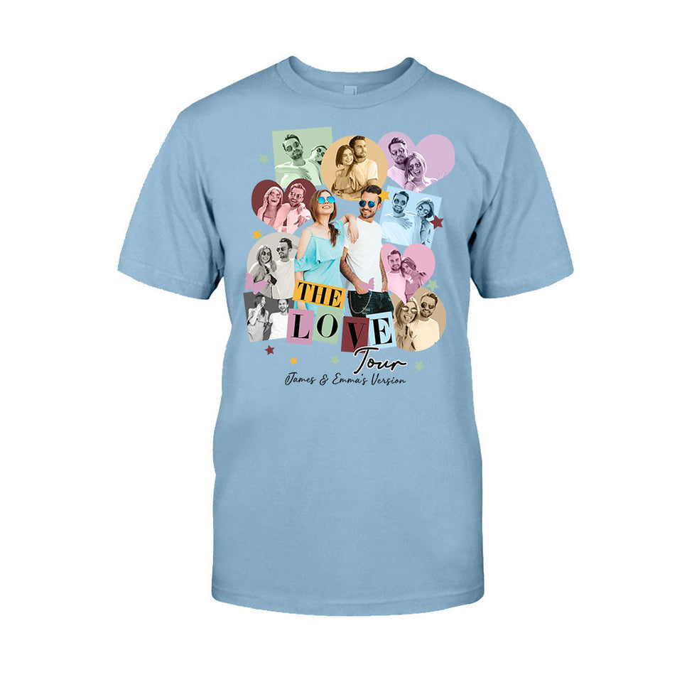 The Love Tour Our Version - Personalized Couple T-shirt And Hoodie
