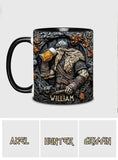 Viking Warrior Drinking Legend Raise Your Horn - Personalized Viking Accent Mug