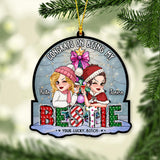 We Are More Than Friends We Are Like A Really Small Gang - Personalized Bestie Custom Shaped Ornament