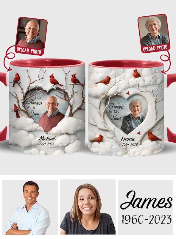 Je suis toujours avec toi - Mug commémoratif personnalisé