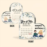 You & Me we got this - Personalized Couple Custom Shaped Acrylic Plaque