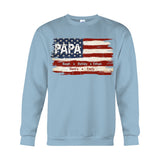 Dad's Life 4th Of July - Personalized Father T-shirt And Hoodie