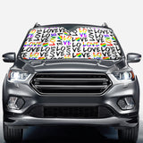 Love is Love - LGBT Support Car Sunshade