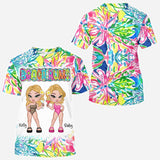 Beach Bum Besties - Personalized Sea Lover All Over Shirt