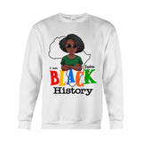 I Am Black History - Personalized African American T-shirt And Hoodie