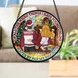 You're By Far My Favourite - Personalized Couple Stained Glass Suncatcher