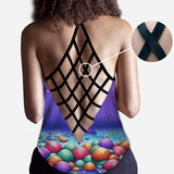 Just A Girl Who Loves Turtles - Personalized Turtle Cross Tank Top
