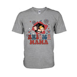 American Mama Any Title Vintage Retro Style - Personalized Mother T-shirt And Hoodie