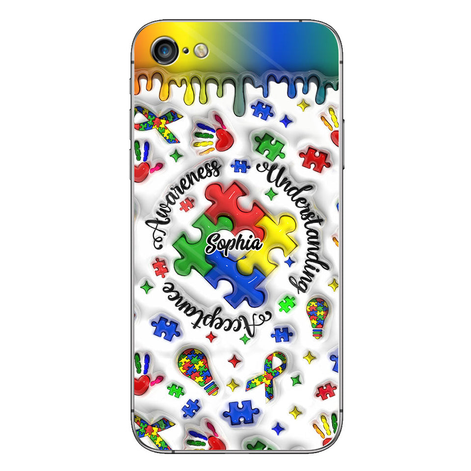 Sensibilisation à l'autisme - Coque de téléphone personnalisée pour la sensibilisation à l'autisme