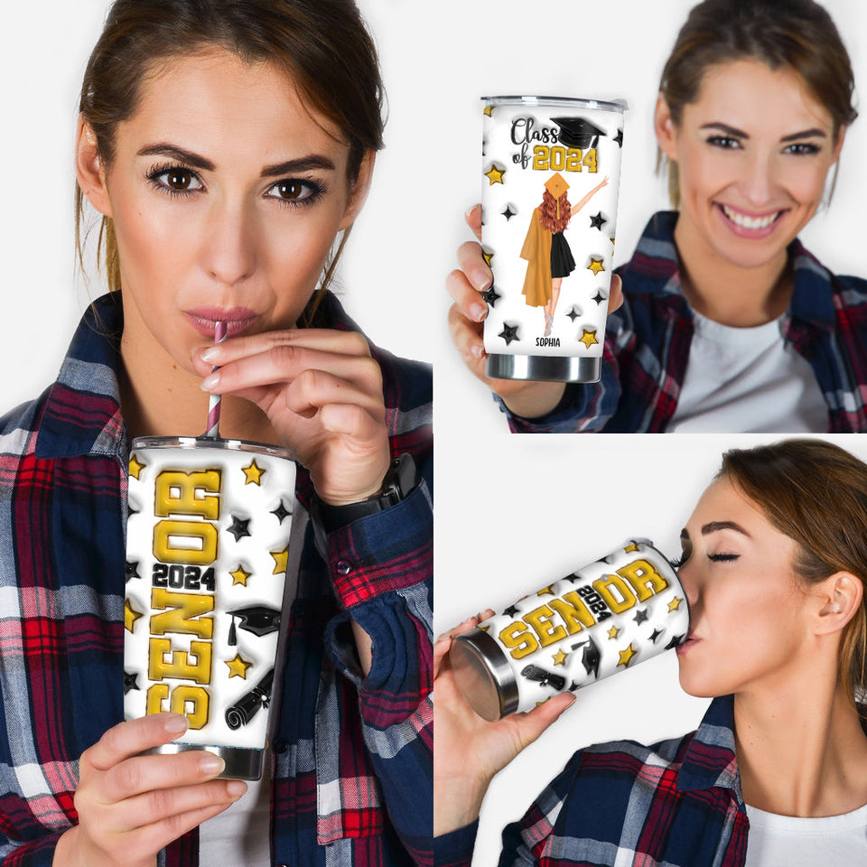 Class Of 2024 - Personalized Graduation Tumbler