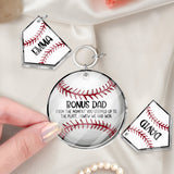 Bonus Dad - Personalized Father Keychain with Charms