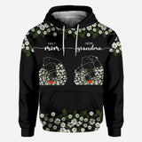First Mom Now Grandma Bear Daisy - Personalized Grandma All Over Shirt