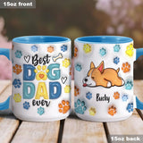 Dog Dad - Personalized Dog Accent Mug