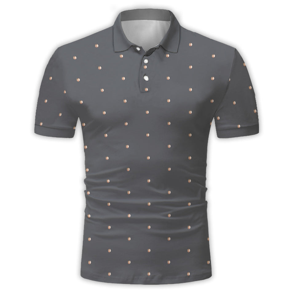 Custom Polo Shirt With Face - Personalized Father Polo Shirt