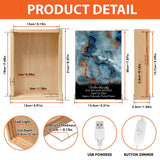 Where Everything Began - Personalized Father Picture Frame Light Box