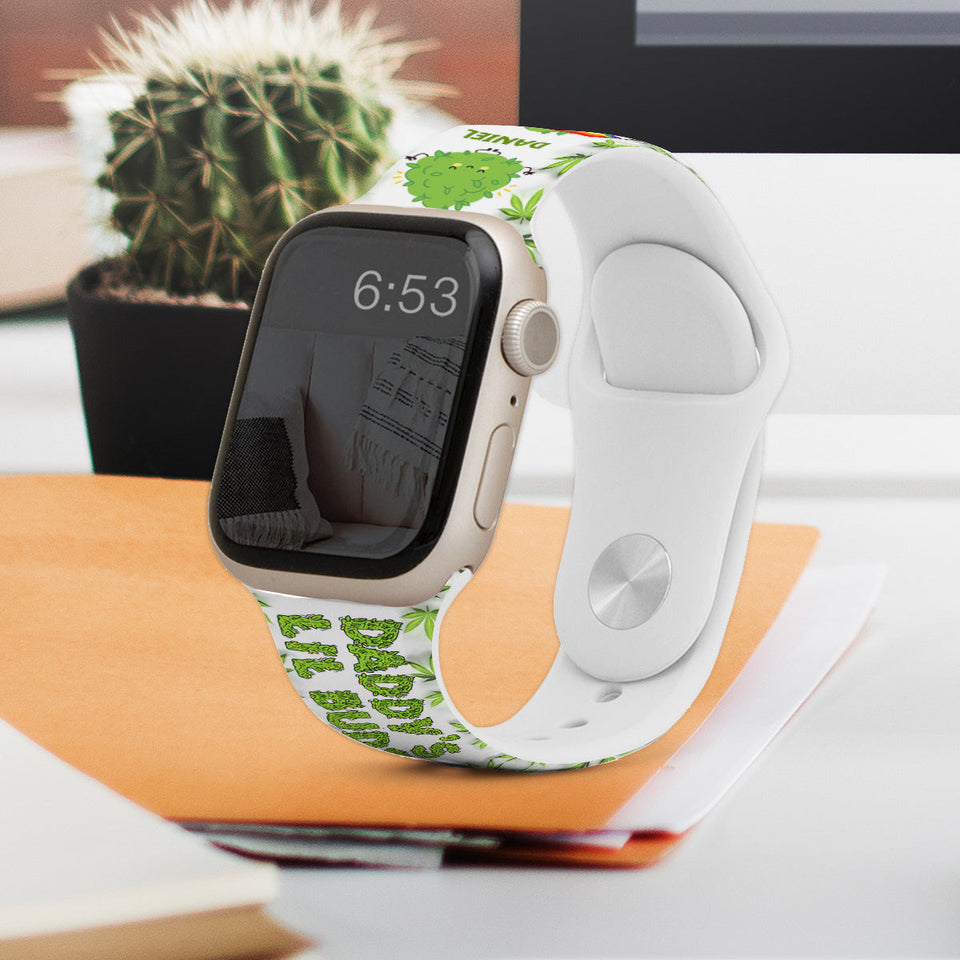 Dopest Dad Ever - Personalized Father Apple Watch Band