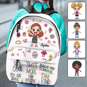 You Are Brave, You Are Smart - Personalized Kid Backpack