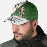 I Just Want To Work In My Garden And Hang Out With My Pets - Personalized Gardening Classic Cap