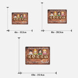 You Are The World - Personalized Father 2 Layered Wood Sign / Wood Plaque