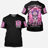 In October We Wear Pink - Personalized Breast Cancer Awareness All Over Shirt