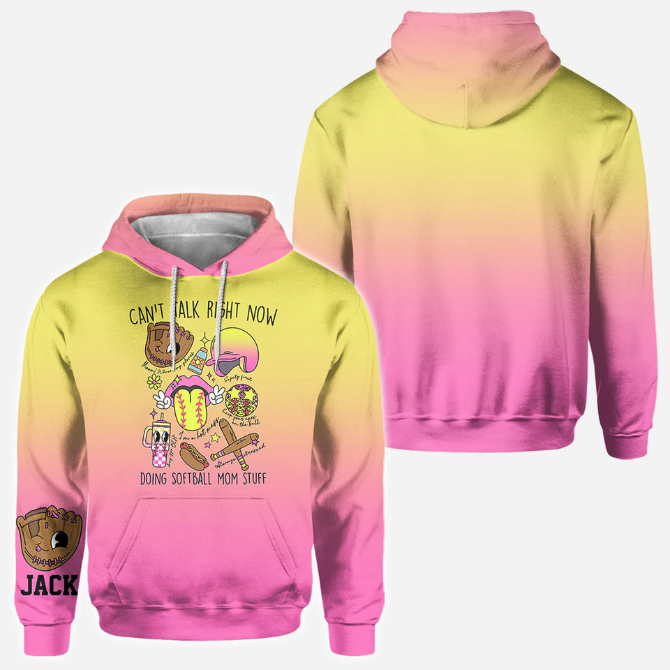 Softball Mom Stuff - Personalized Softball All Over Shirt