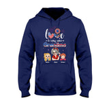 Blessed To Be Called Nana Grandpa Gigi - Personalized Grandma T-shirt And Hoodie