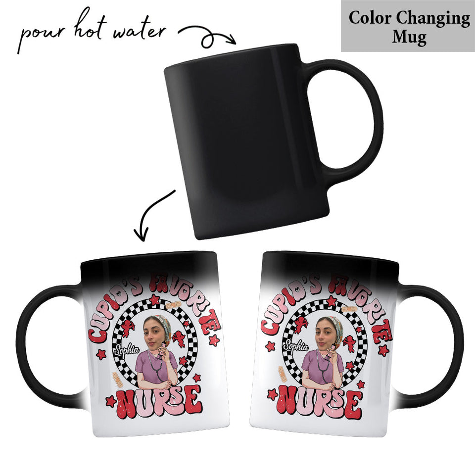 Cupid Favorite Nurse - Personalized Nurse Mug