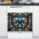 Stunning Gold Butterfly - Butterfly Dishwasher Cover