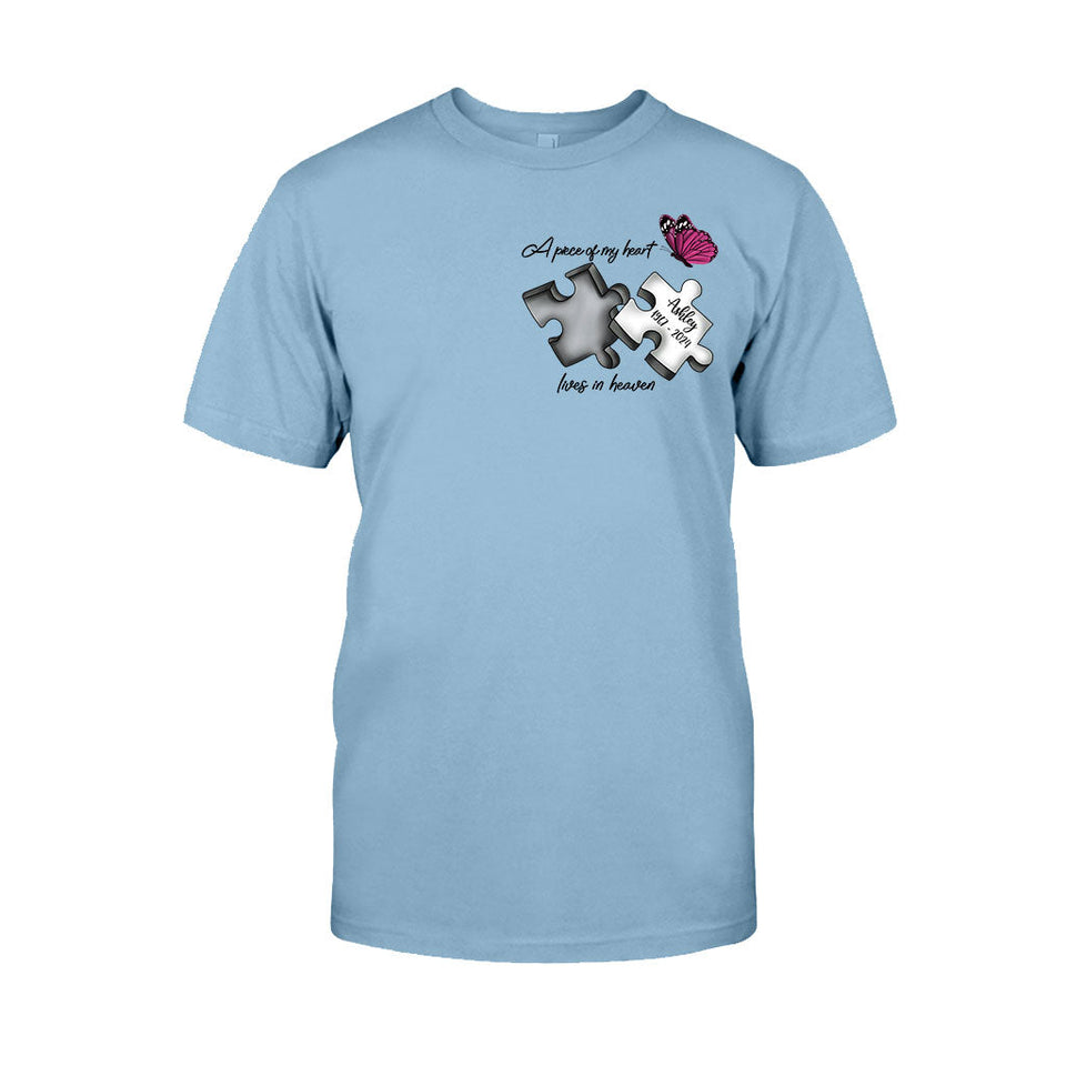 Toujours dans mes pensées, à jamais dans mon cœur - T-shirt et sweat à capuche commémoratifs personnalisés
