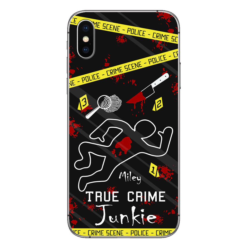 True Crime Junkie - Personalized Phone Case