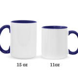 Nana & Grandkids Holding Hands - Personalized Grandma Accent Mug