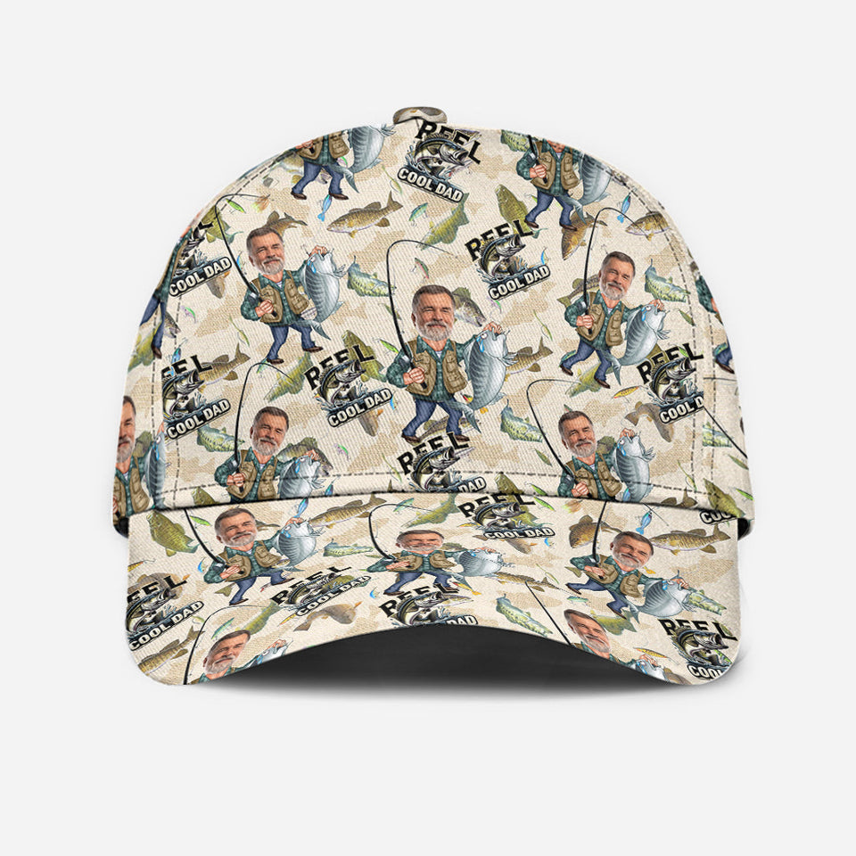 Reel Cool Dad - Personalized Fishing Classic Cap