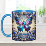 Faith Hope Love - Personalized Suicide Prevention Accent Mug
