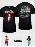 4th Of July Nurse Life - Personalized Nurse All Over Shirt