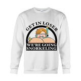 Get In Loser Funny Snorkeler - Personalized Scuba Diving T-shirt And Hoodie