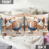 Cute Cat - Personalized Cat Throw Pillow