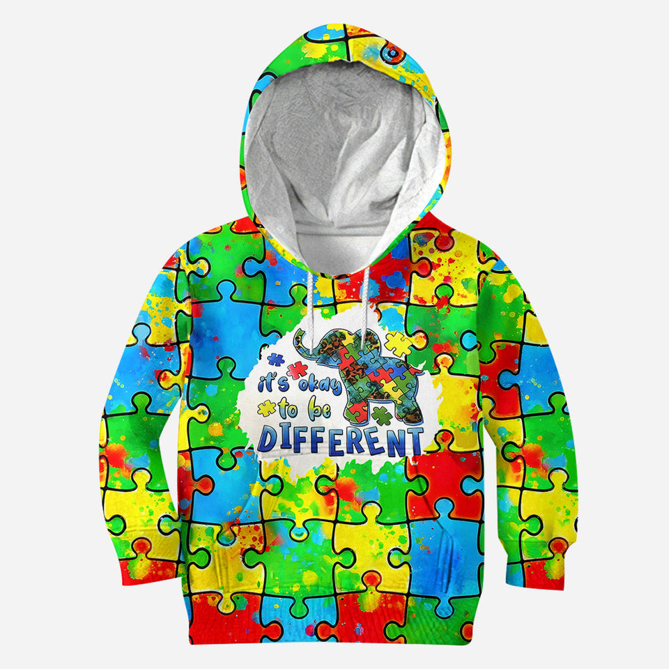 C'est normal d'être différent - T-shirt de sensibilisation à l'autisme