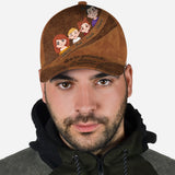 We're Yours No Returns Or Refunds Chibi Kids - Personalized Father Classic Cap