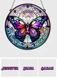 It's A Good Day To Talk About Feelings - Personalized Window Hanging Suncatcher Ornament