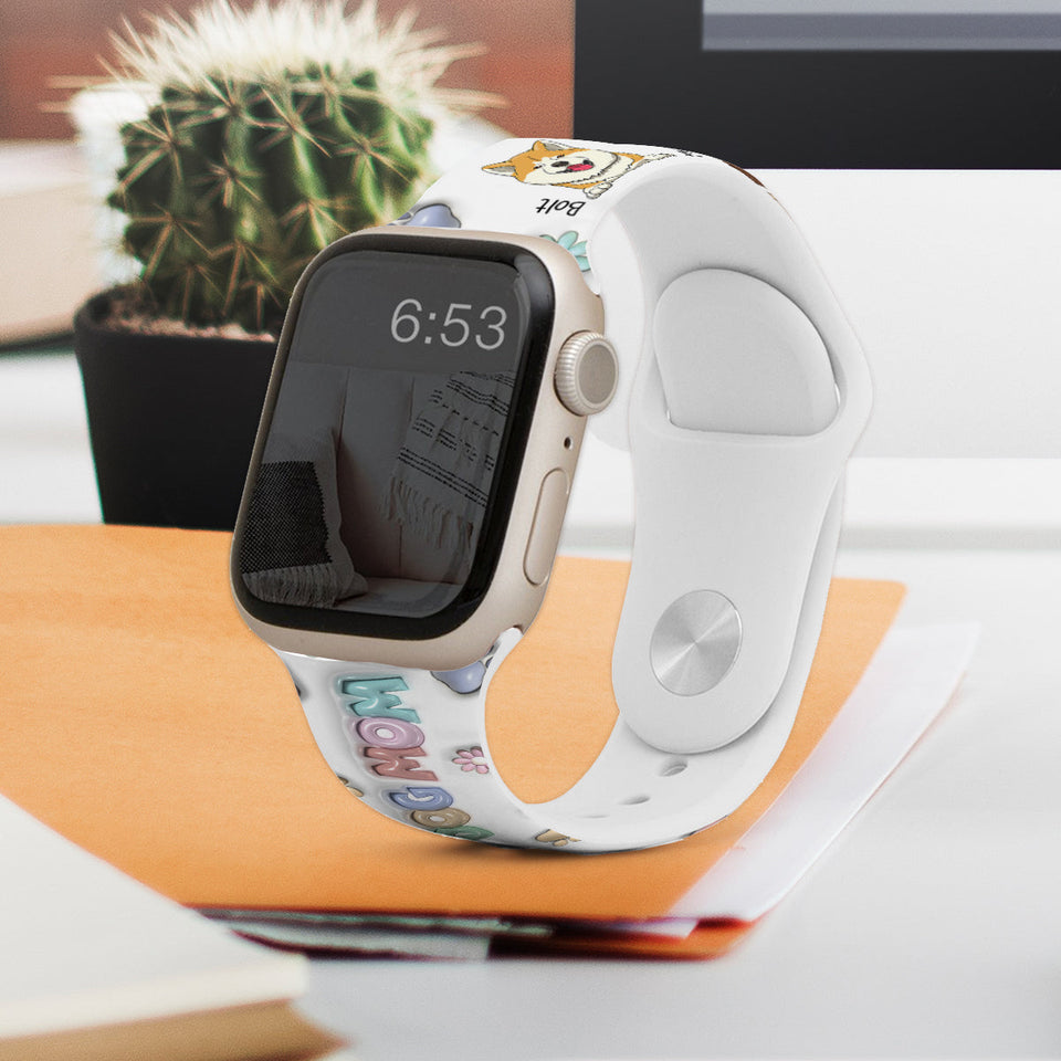Pet Mom - Personalized Dog Apple Watch Band