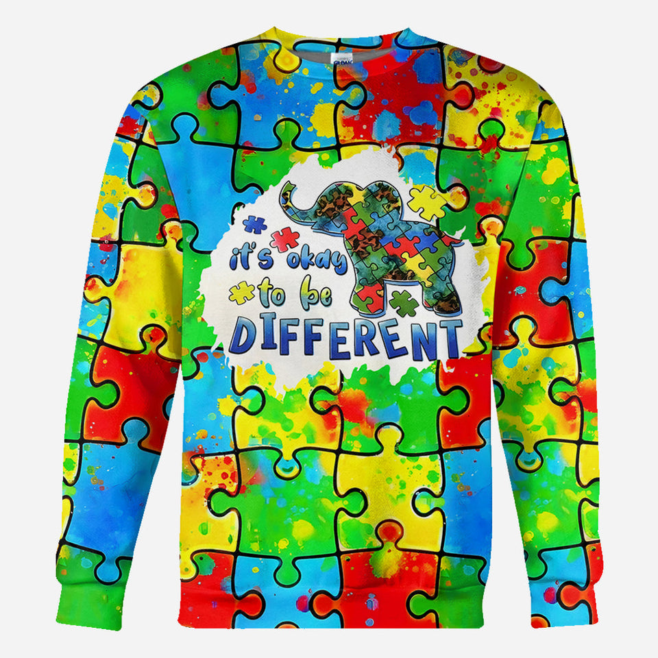 C'est normal d'être différent - T-shirt de sensibilisation à l'autisme