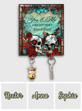 You And Me We Got This Skull Couple - Personalized Skull Key Holder