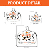 Grandma witch like normal grandma but more Magical - Personalized Grandma Custom Shaped Acrylic Plaque